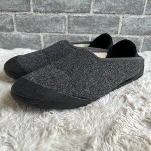 Mahabis Gray and Black Slippers Size 40 EU